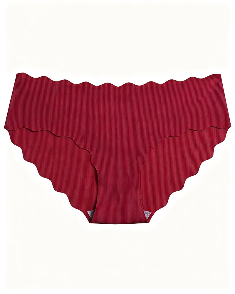 Solid Scallop Edge Comfort Lingerie
