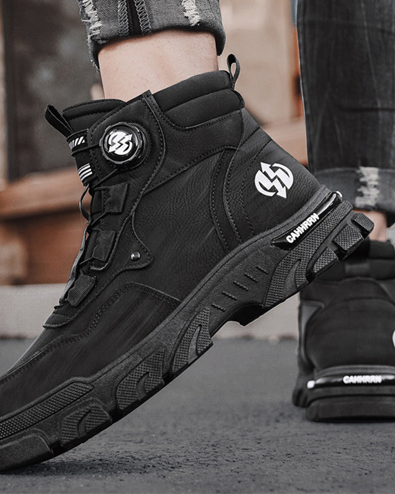 Men's Outdoor Swivel Buckle Work Shoes 🔄👞 – Waterproof 💦, Anti-slip 🚶‍♂️, Comfortable , Breathable 🌬️