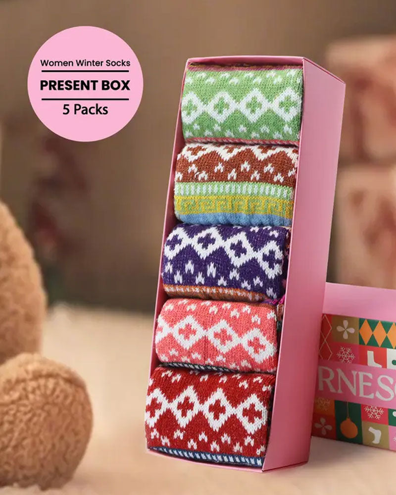 Ethnic Cashmere Socks