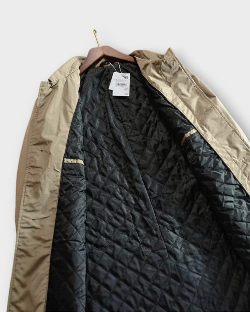 Weatherproof Long Coat | Men’s Insulated Button Jacket Outerwea