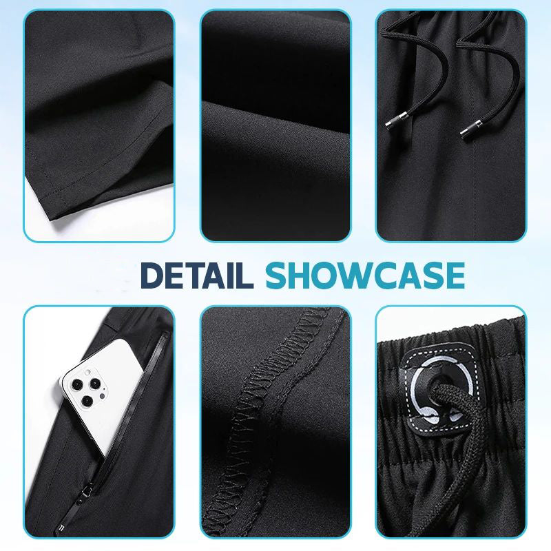 Unisex Ice Silk Stretch Quick-Dry Shorts