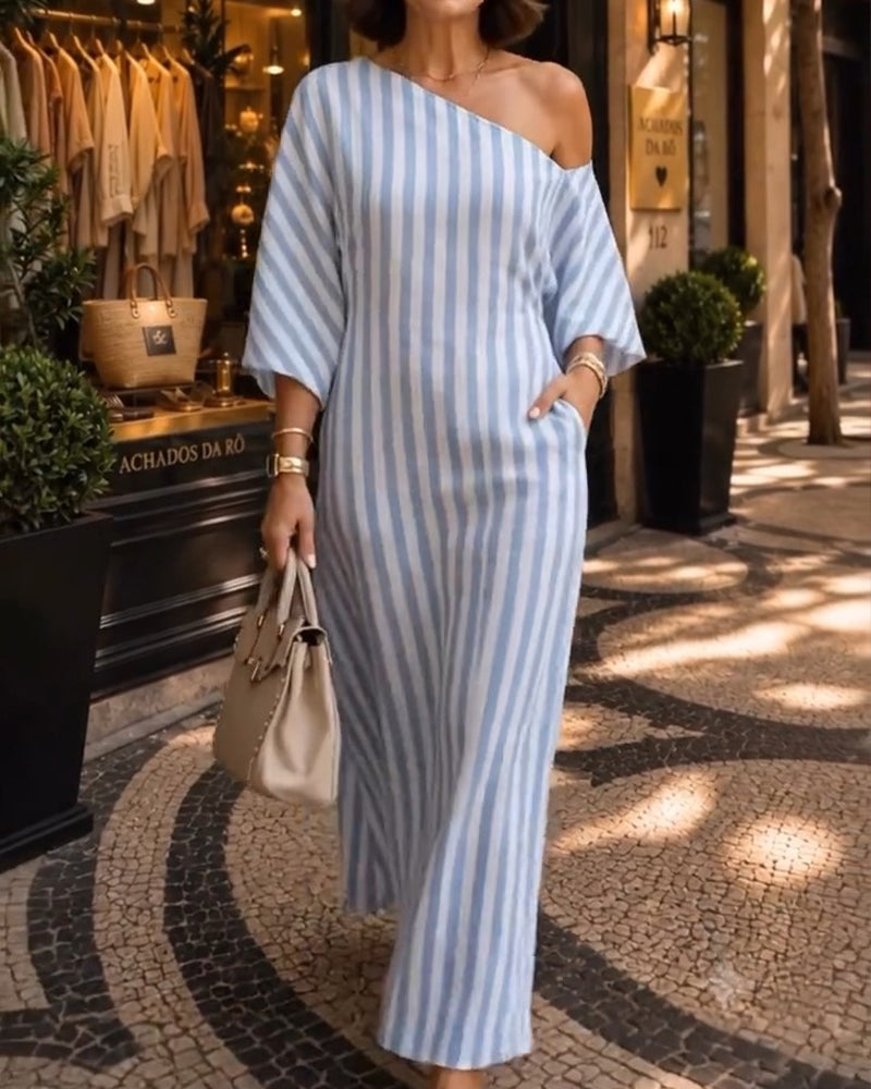 Casual One Shoulder Dress