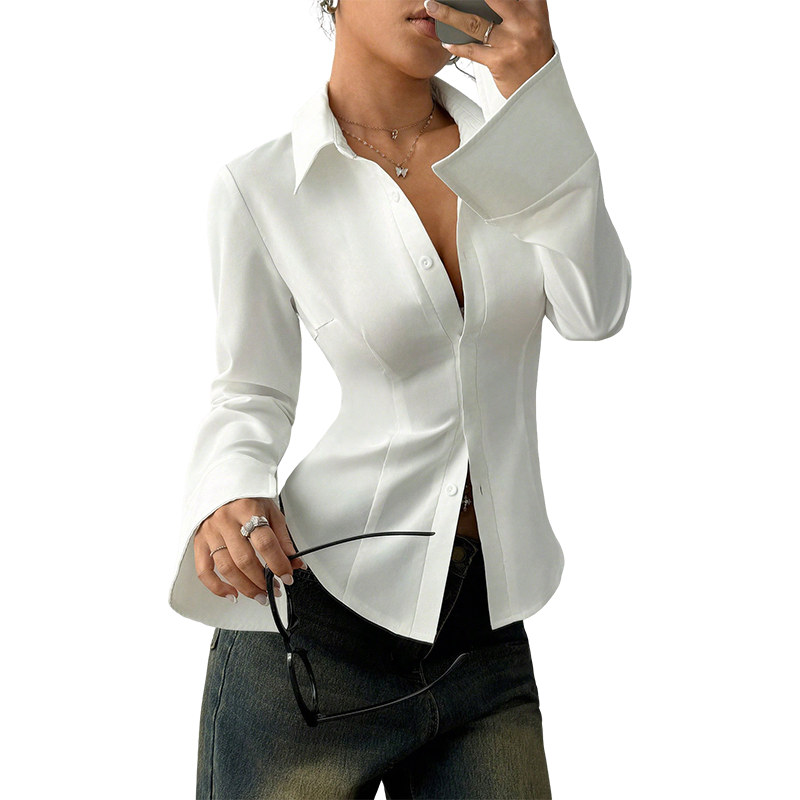Women's Elegant Slim-Fit Blouse