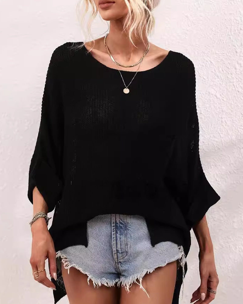 Solid With Pocket Pullover