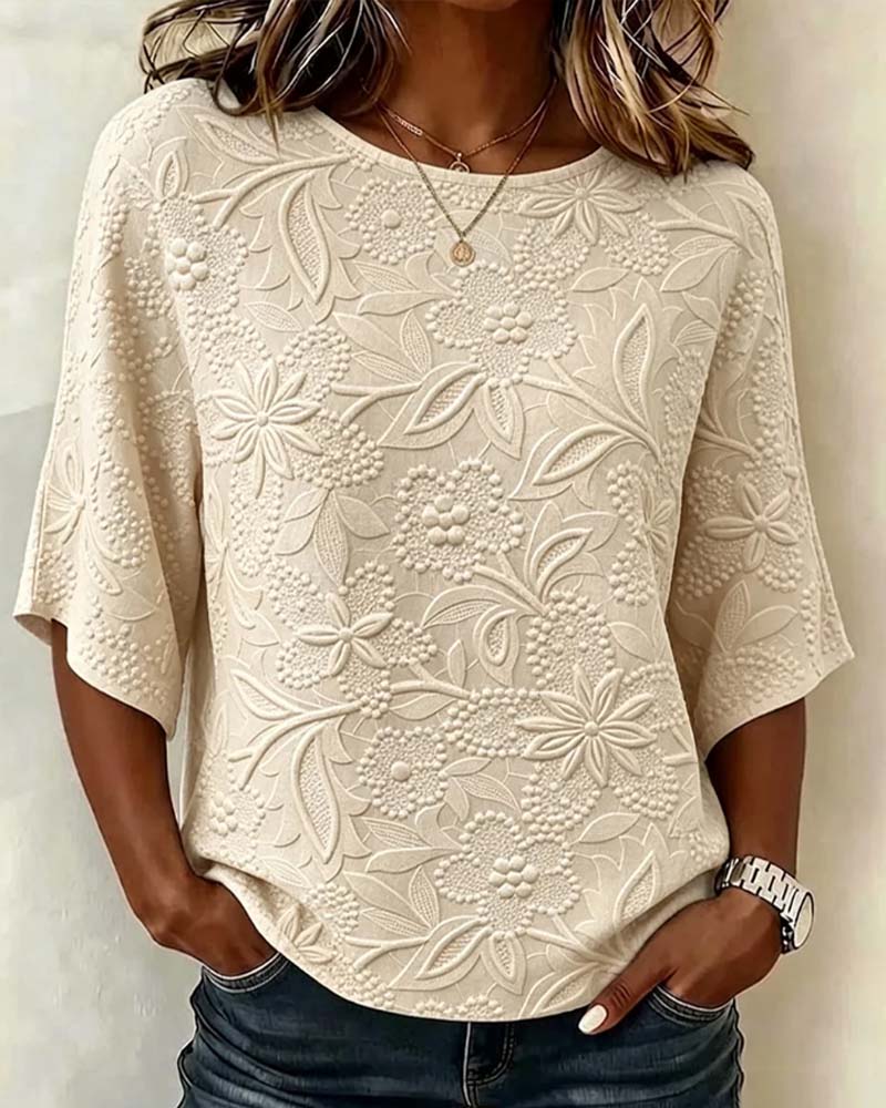 Women's Casual Floral Blouse