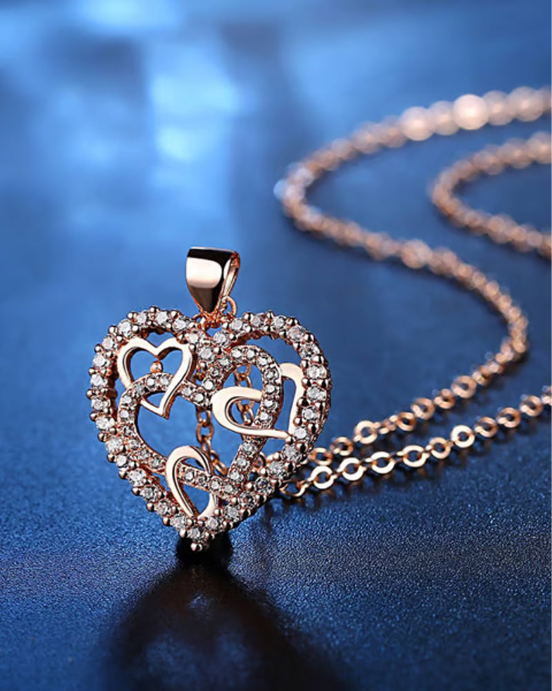 Interlocking Hearts Necklace