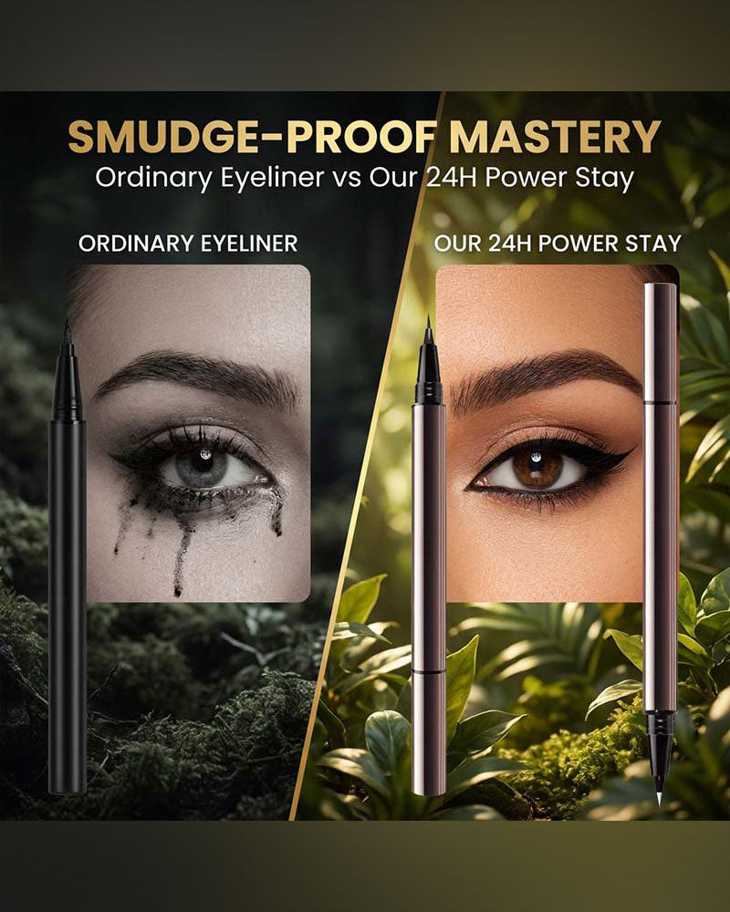 Dual-Tip Long-Lasting Liquid Eyeliner