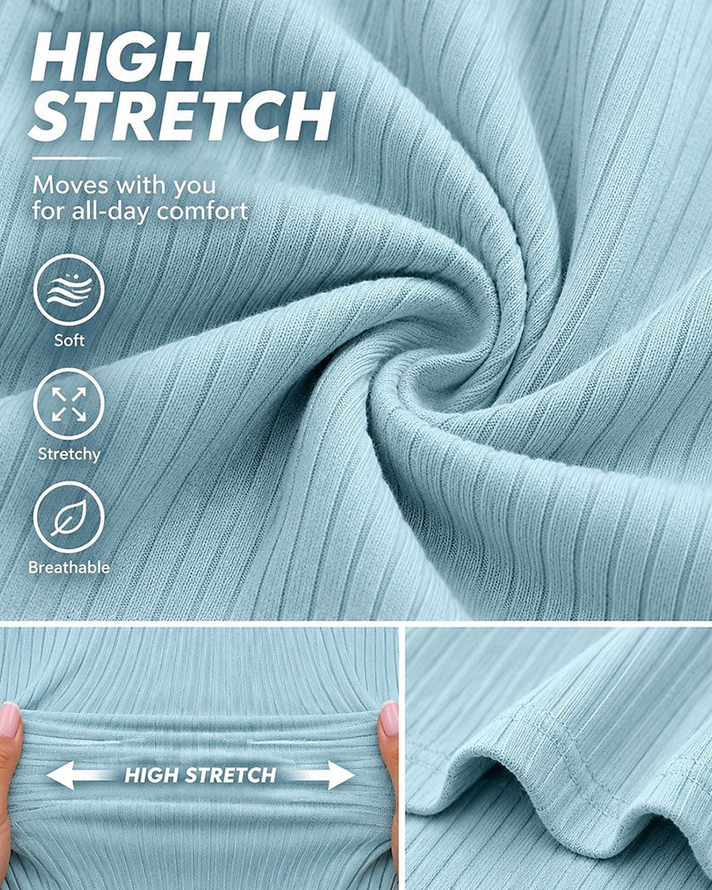 Hooded Zip Ribbed Pocket Top