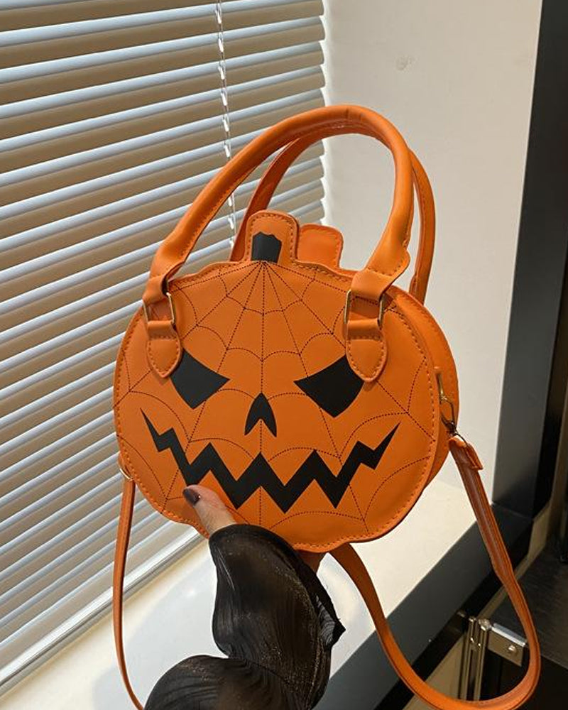2026 Halloween Pumpkin Bag – Cute Crossbody & Shoulder Handbag for Women