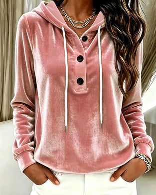Hooded Long Sleeve Top