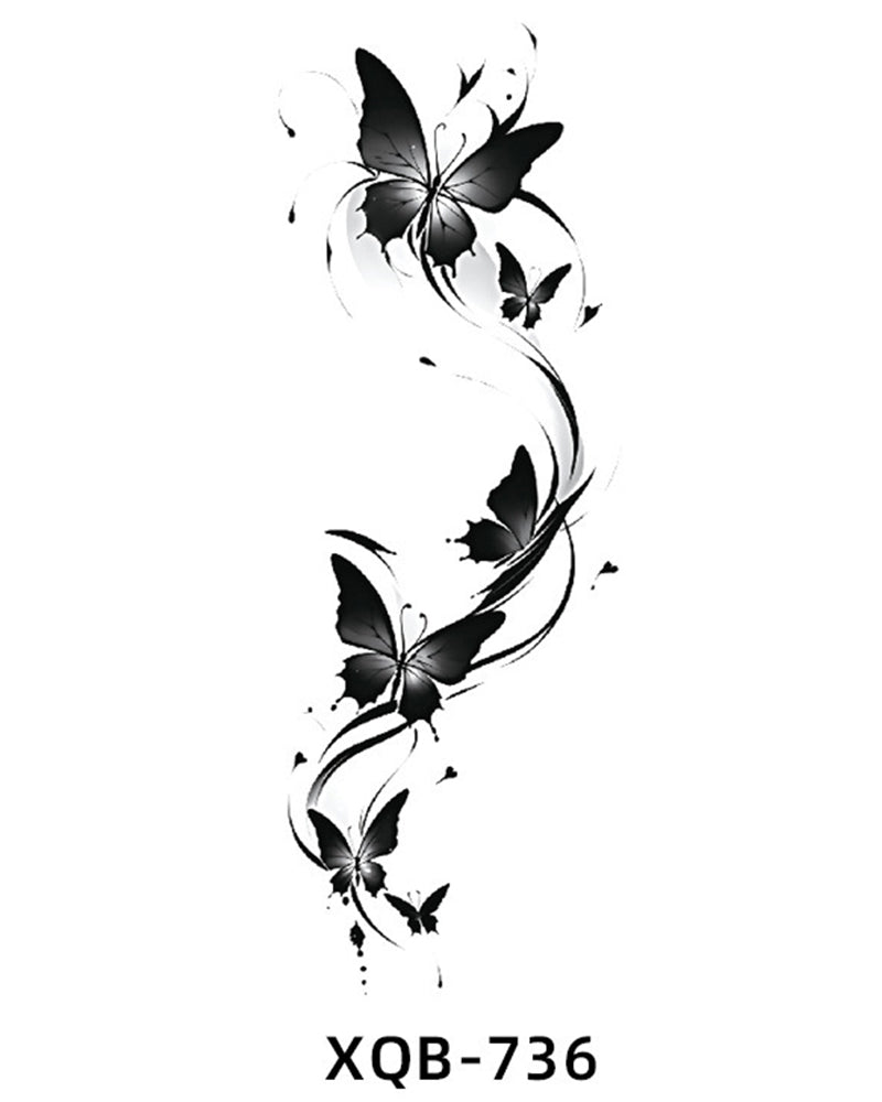 Simulation Flower Arm Tattoo Stickers