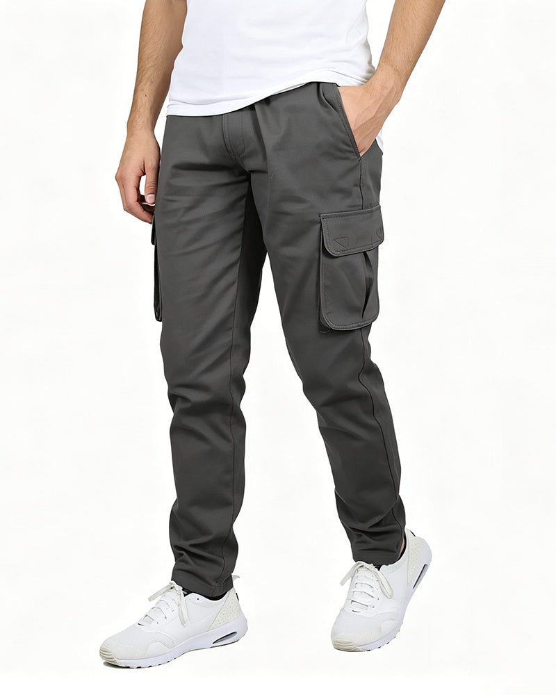 Straight Multi-Pocket Cargo Pants