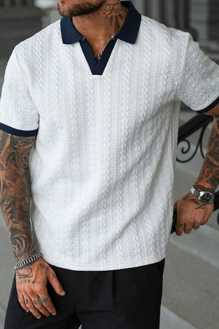 Men's Jacquard Knit Shirt
