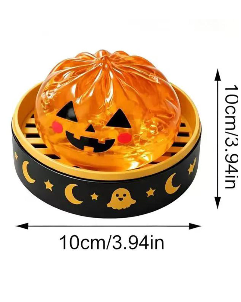 Halloween Cute Scary Ghost Maruko Squishy Squeeze Toy Set, Mini Portable Stress Toy, Sensory Products for Halloween Things, Party Treat Bag Fillers & Mini Gifts