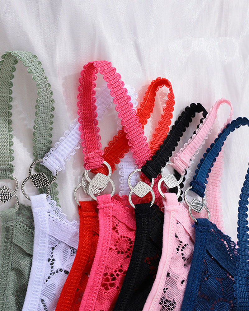 Sexy Bow Lace G-String Thong