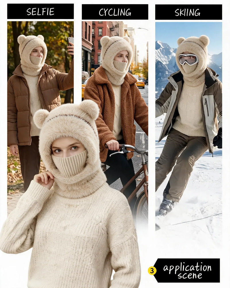 Cozy Bear Ear Beanie