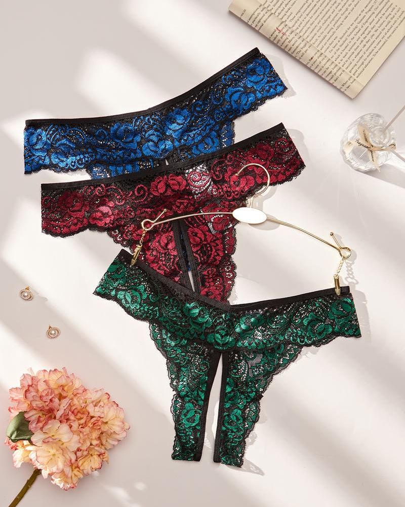 Women's Soft Comfy Breathable Lace Panty For All Seasons