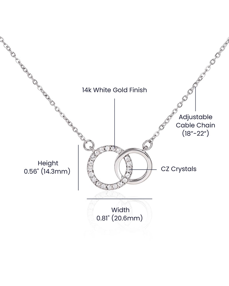 Double Ring Necklace