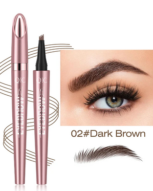 Four-claw liquid eyebrow pencil