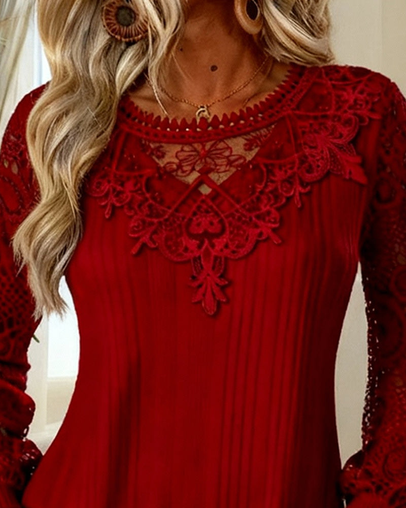 Solid Color Patchwork Ribbed Top