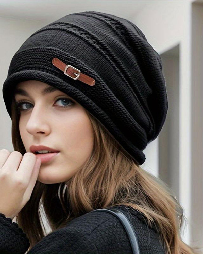 Solid Color Slouchy Beanie