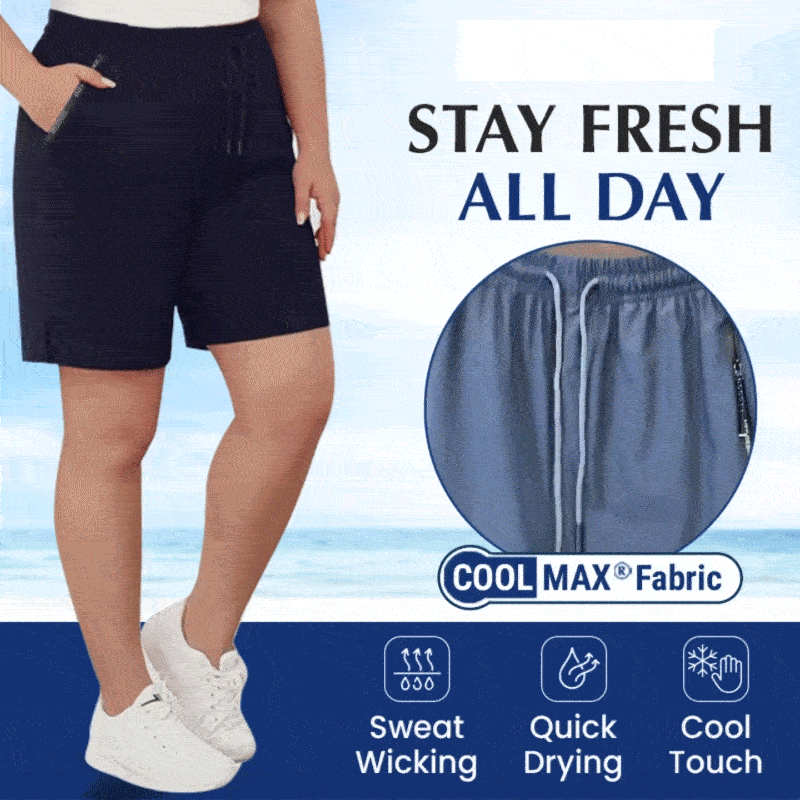 Unisex Ice Silk Quick Dry Stretch Shorts