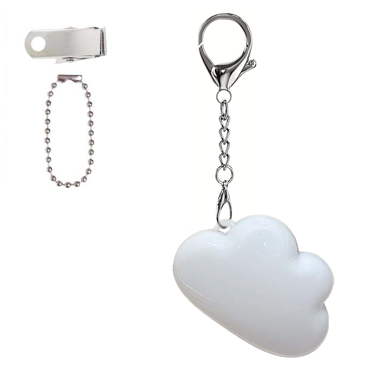 Heart-shaped keychain night light