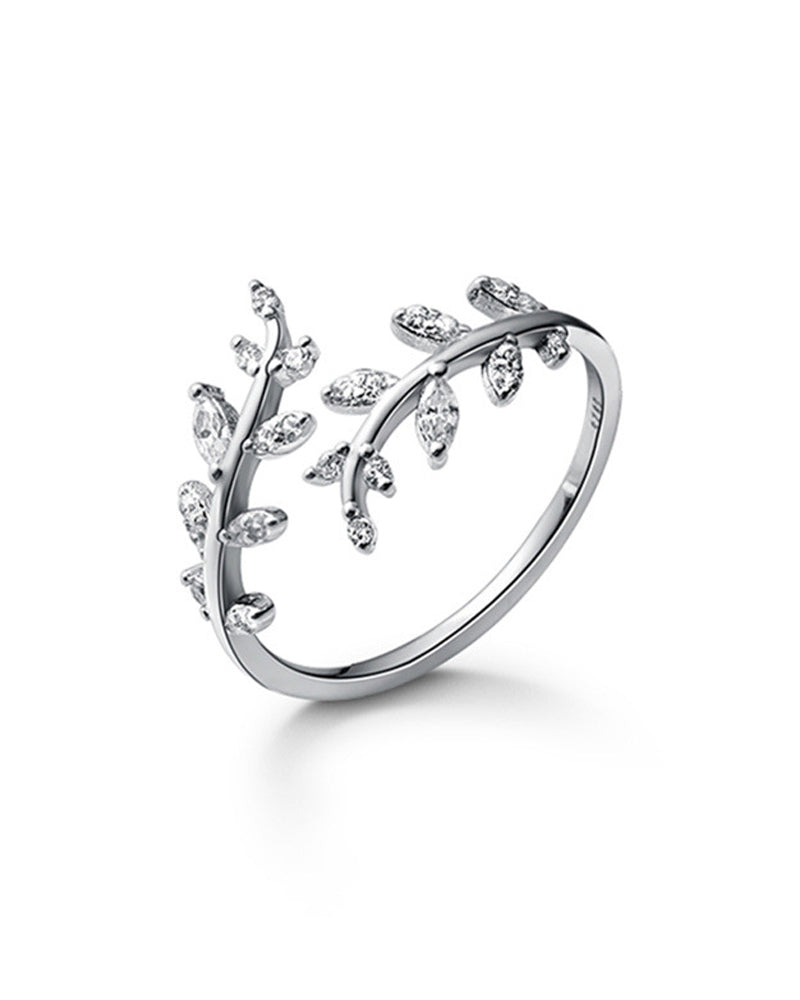 Women's Rings Fashion Outdoor Leaf Ring
