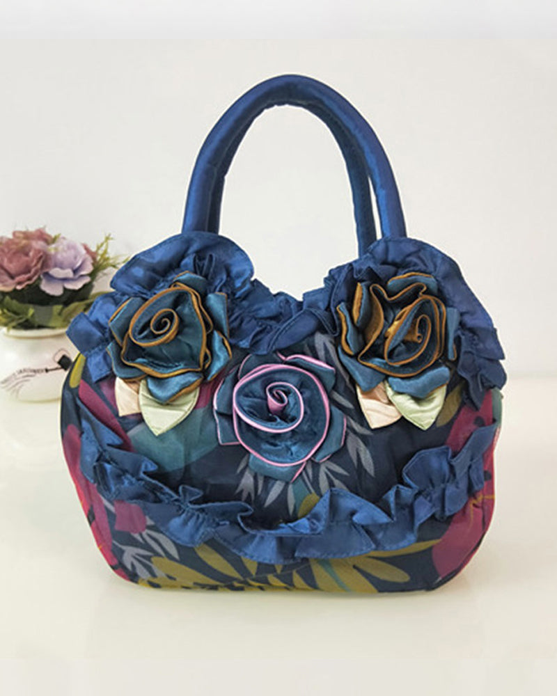 Flower fashion handbag