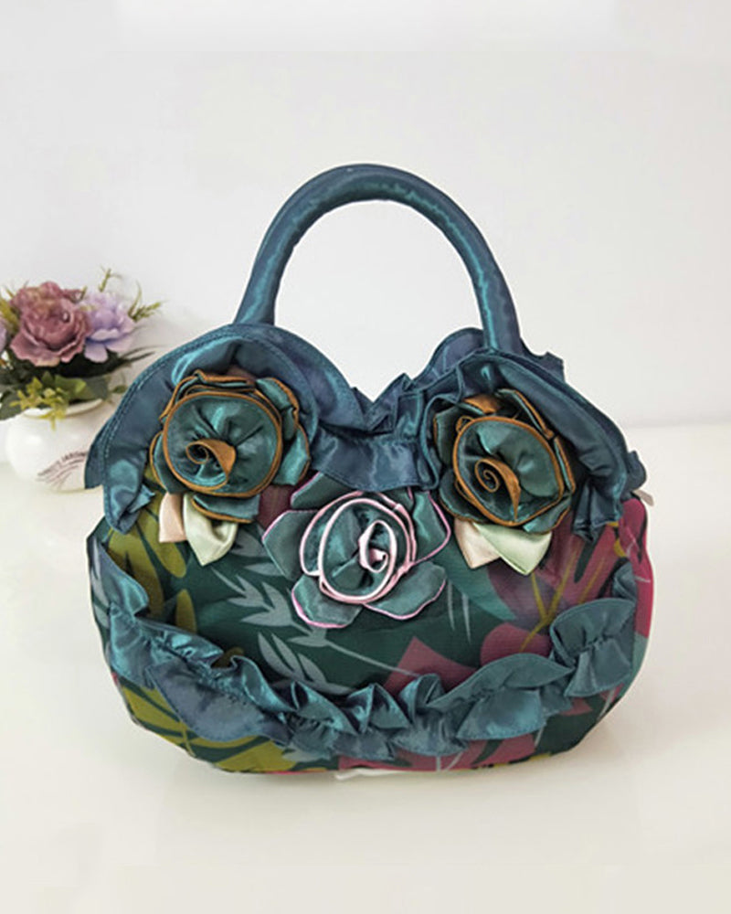 Flower fashion handbag