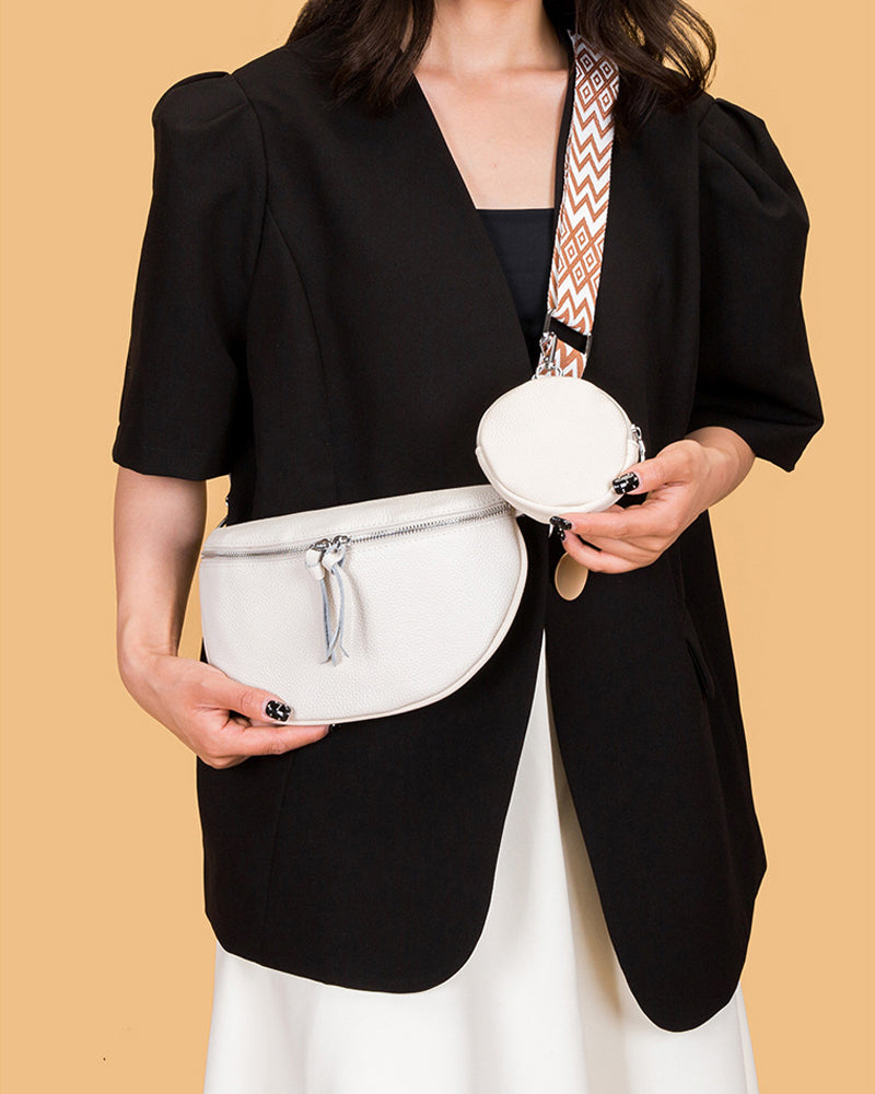 Women's shoulder crossbody saddle bag