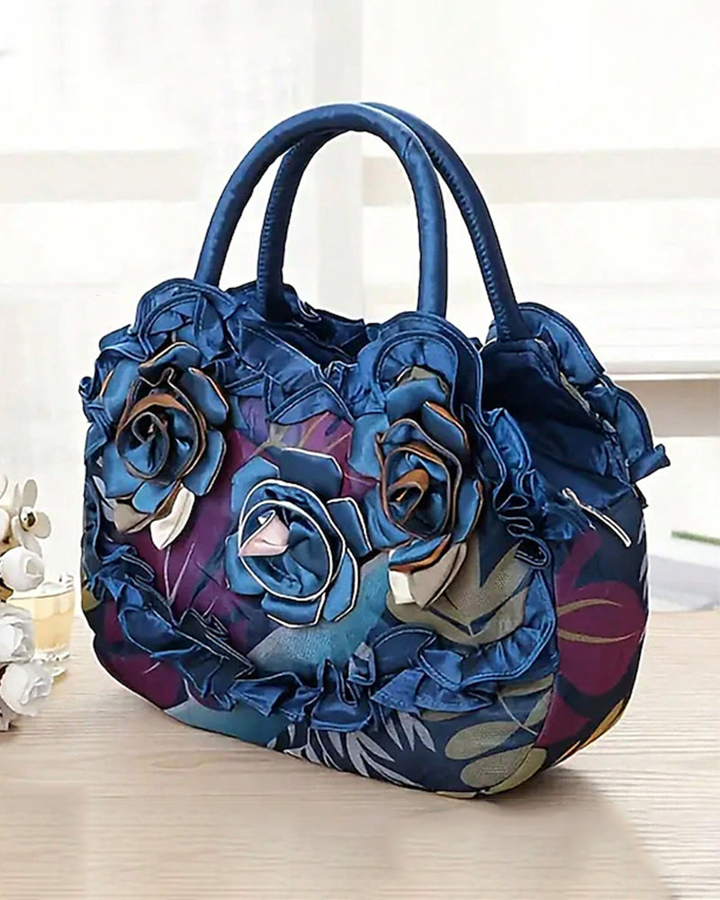 Flower fashion handbag