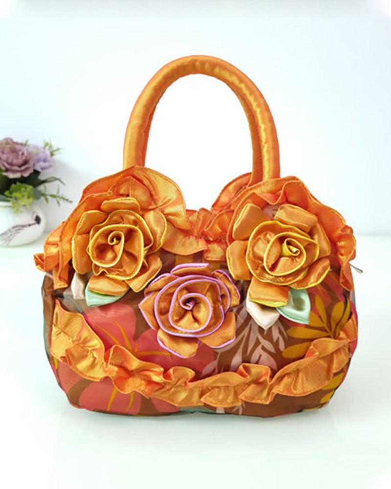 Flower fashion handbag