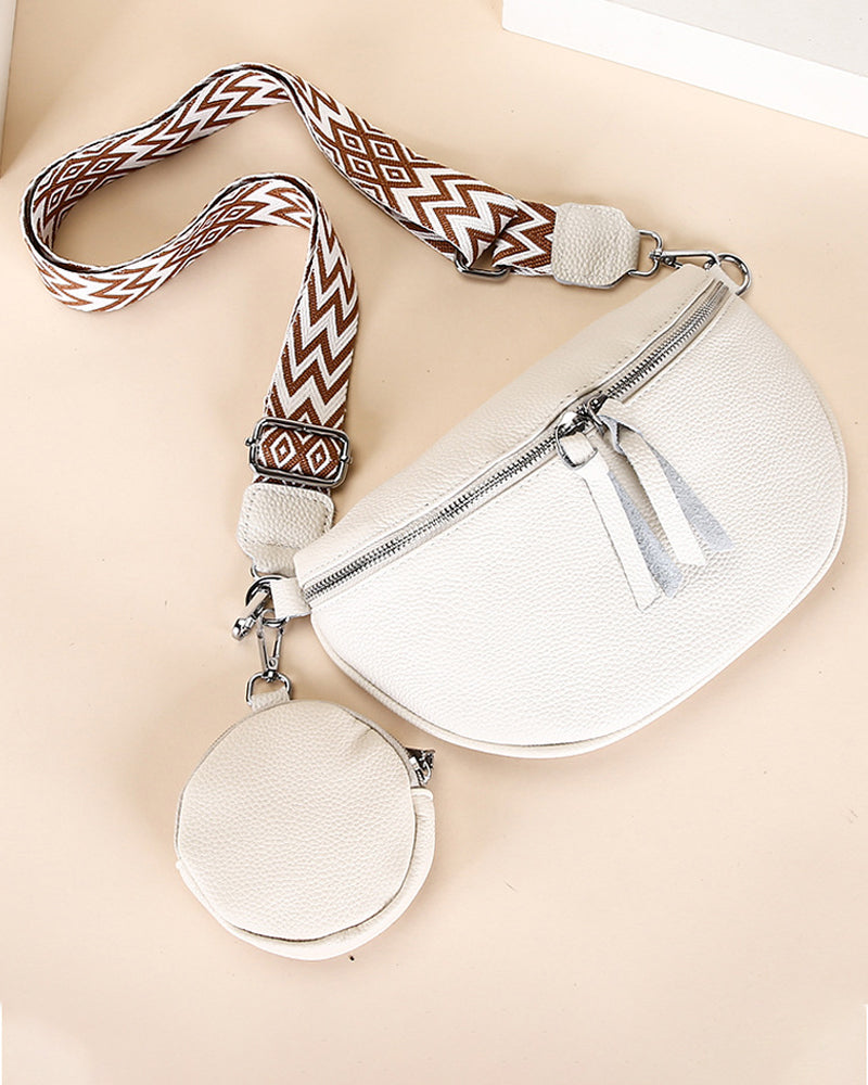 Women's shoulder crossbody saddle bag