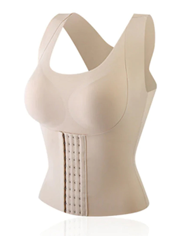 2-in-1 waist button bra
