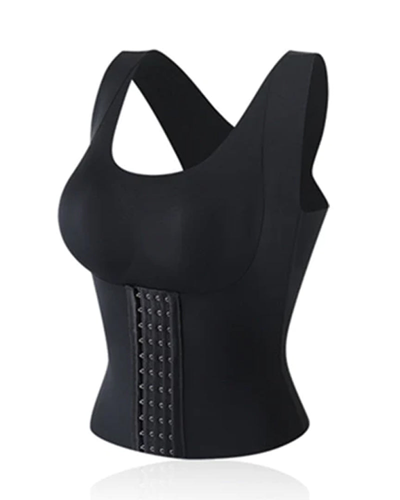 2-in-1 waist button bra