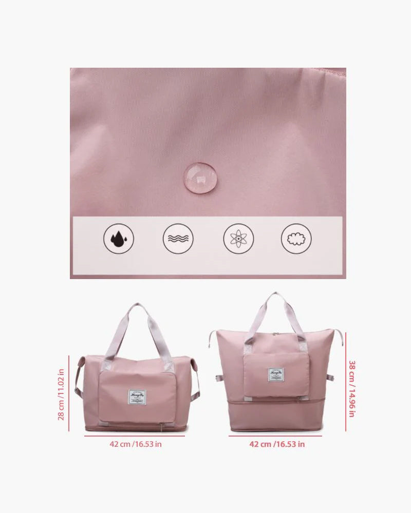 Large capacity shoulder bag