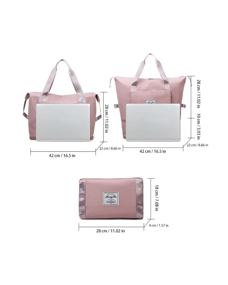 Large capacity shoulder bag