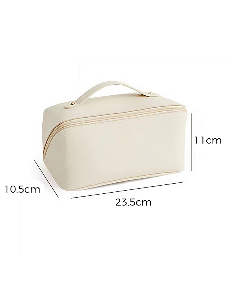 Large capacity travel cosmetic bag