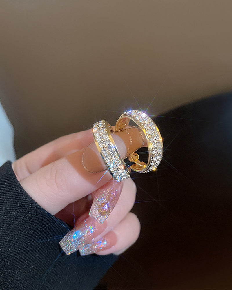 Sparkle Small Hoop Earrings