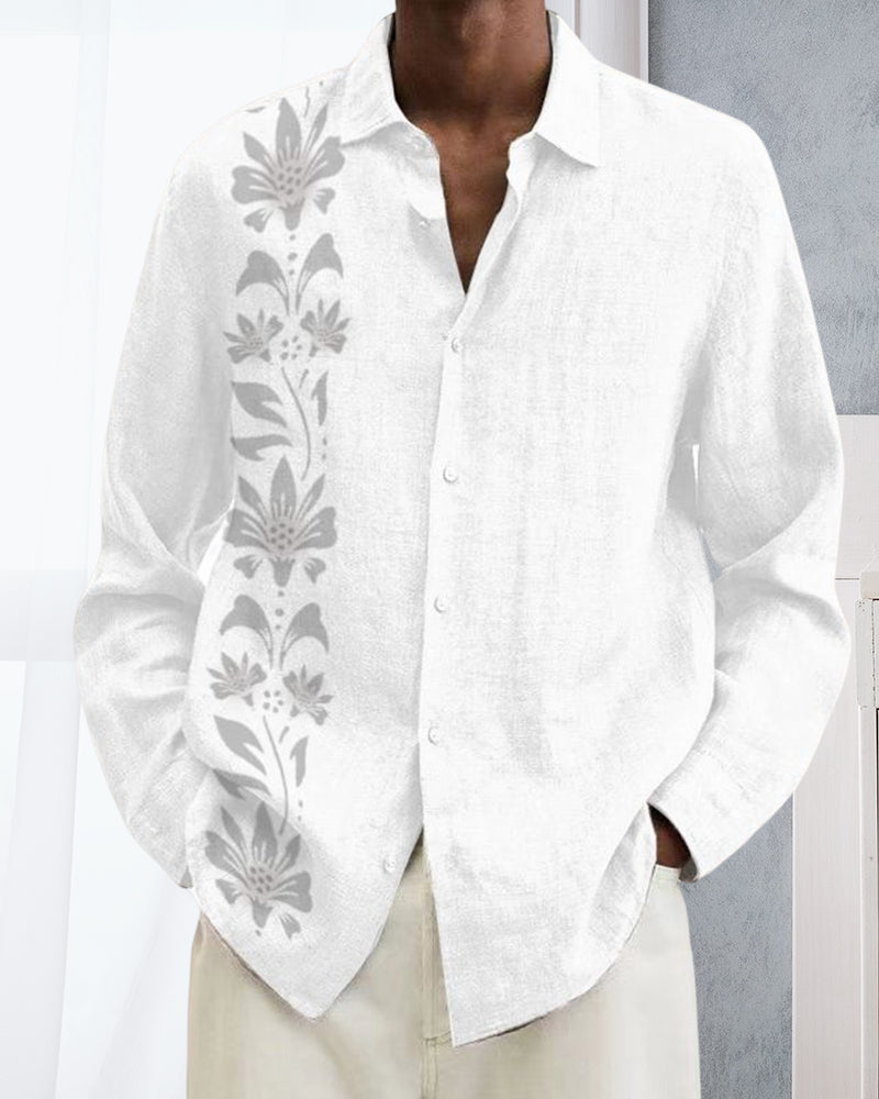 Printed short sleeve shirt