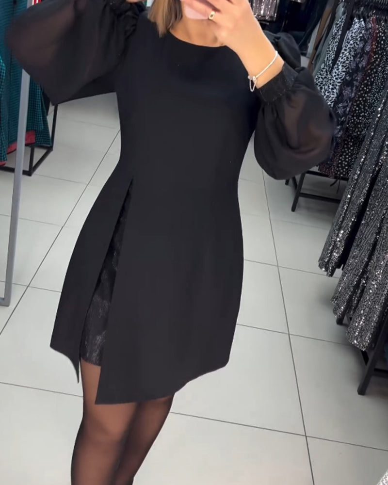 Solid Colour Dress Code Elegant solid color dress – Iktops