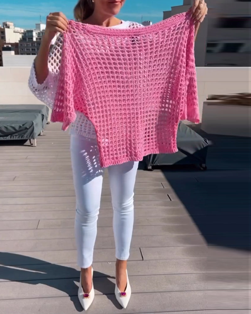 Solid color cutout tops