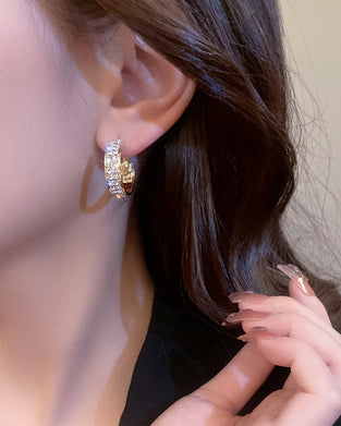 Sparkle Small Hoop Earrings