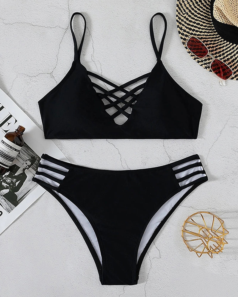 Women's Holiday Sexy Hollow Bikini