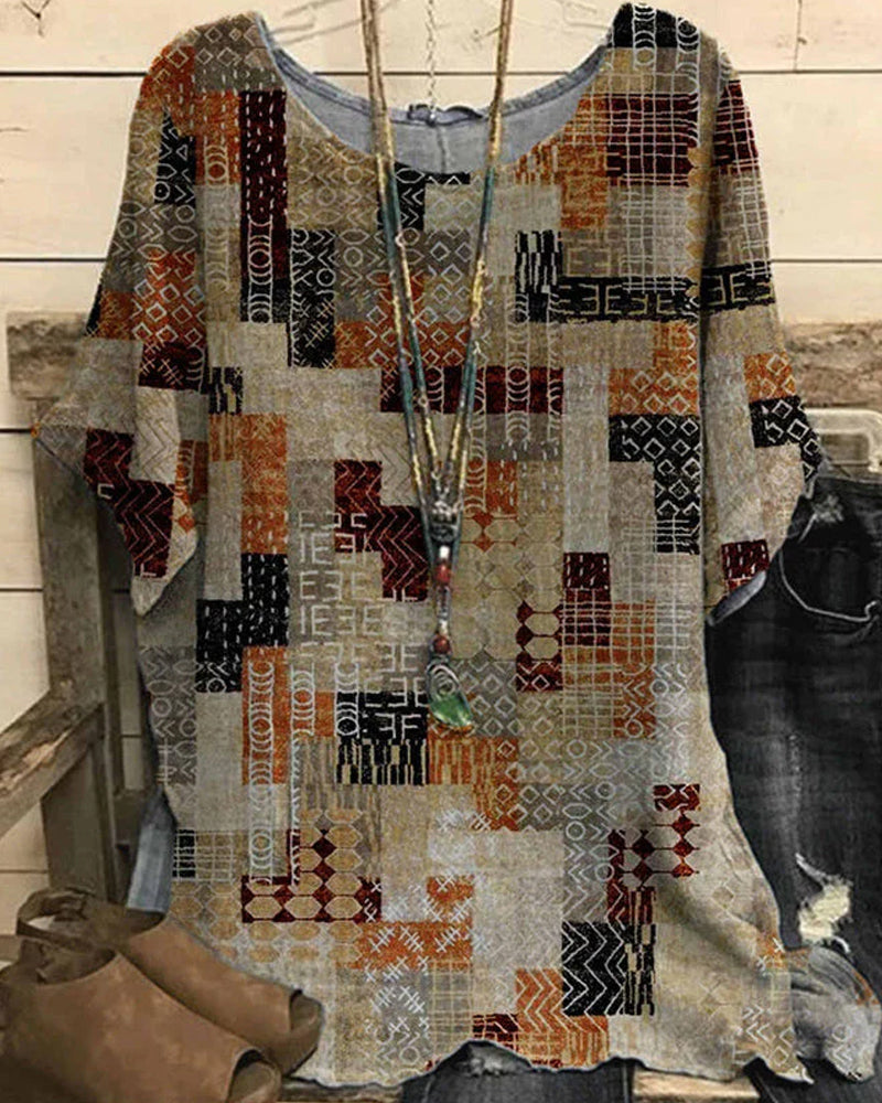 Round neck short sleeve T-shirt