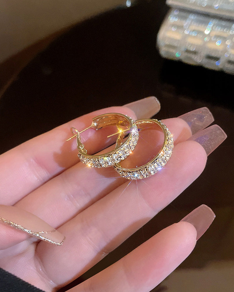 Sparkle Small Hoop Earrings