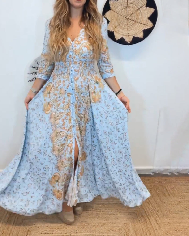 Women's Elegant commuter long dress