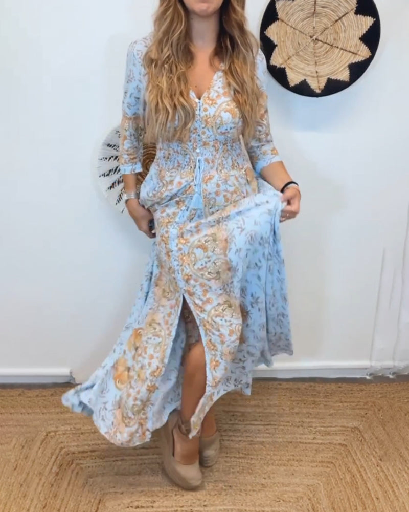 Women's Elegant commuter long dress