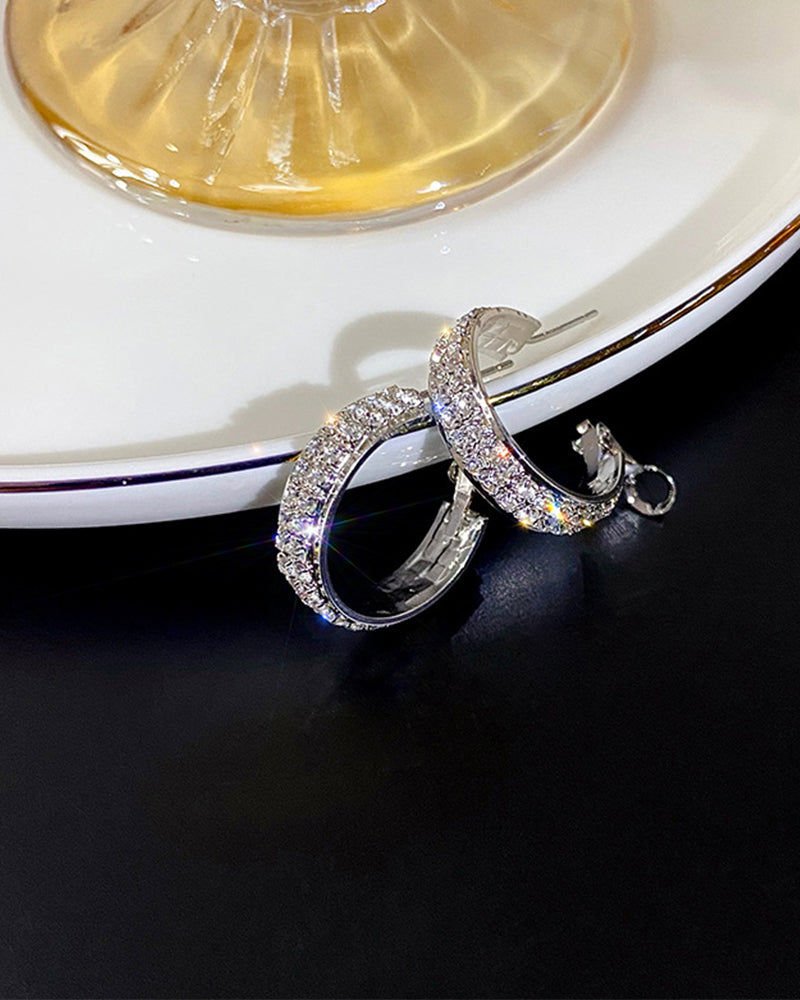 Sparkle Small Hoop Earrings